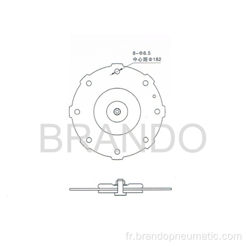 DMF-Z-76 membrane NBR de Kits de réparation